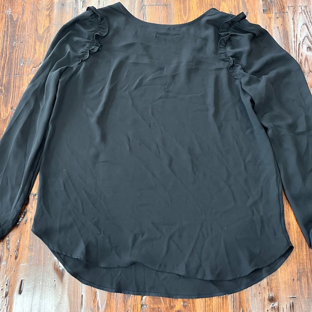 LOFT Dressy Black Top XSP